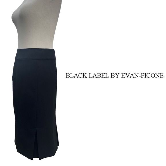 BLACK LABEL BY EVAN PICONE PENCIL SKIRT | HIDDEN ZIP IN BACK | LIKE NEW | SIZE 8 - Picture 5 of 12